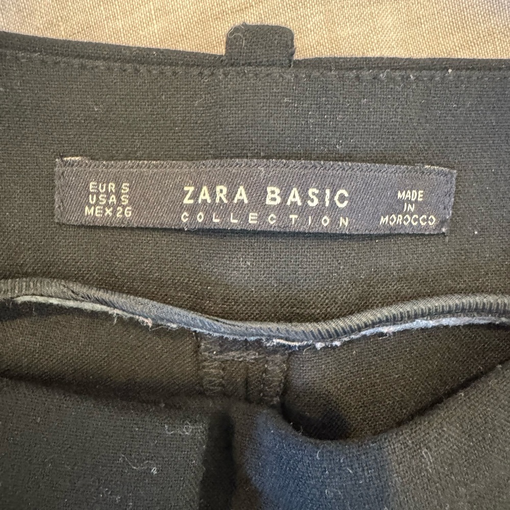 Zara Black Basic Collection Pants - image 4
